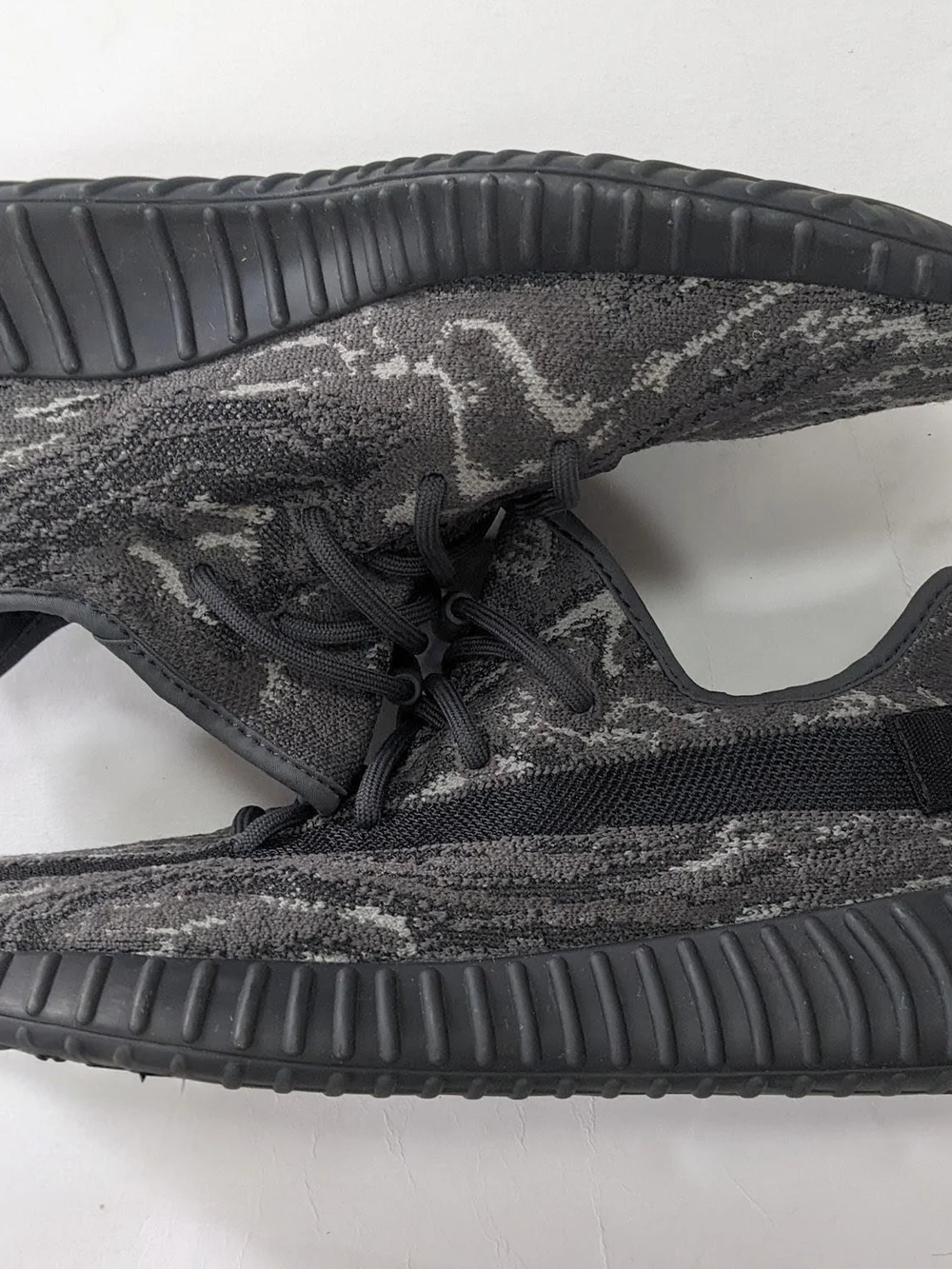Adidas Yeezy 350 V2 Men's Low-Top Knit Sneakers in Dark Salt